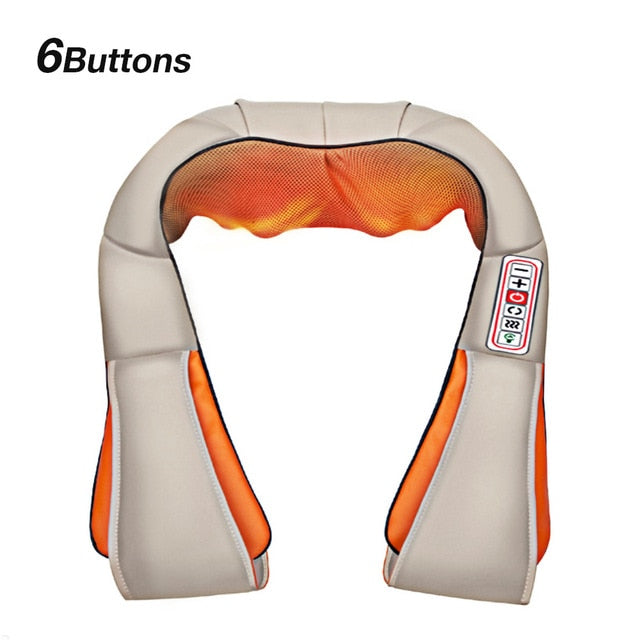 Multifunction Shiatsu Shawl Heated Massager - GearMeeUp