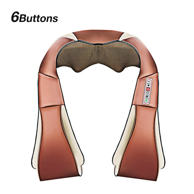 Multifunction Shiatsu Shawl Heated Massager - GearMeeUp