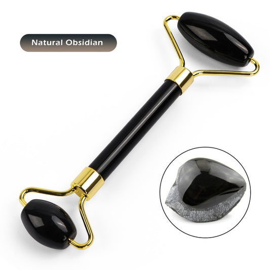 Authentic Natural Amethyst Jade Roller Massager - GearMeeUp